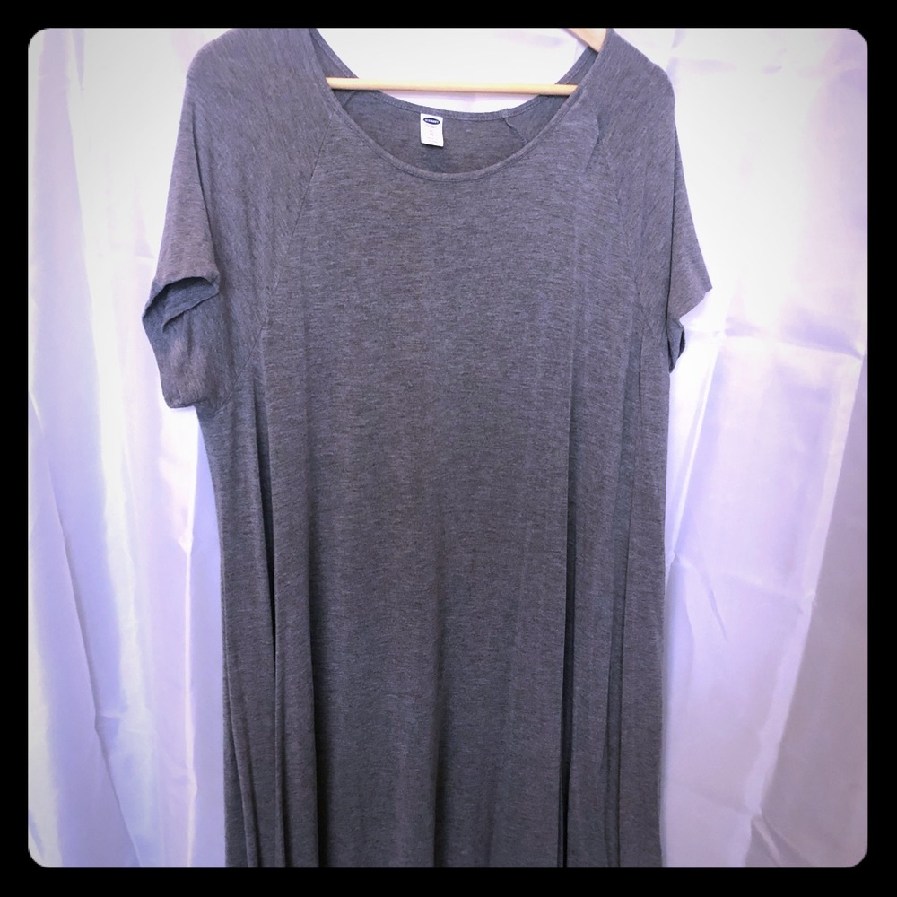 Gray swing dress